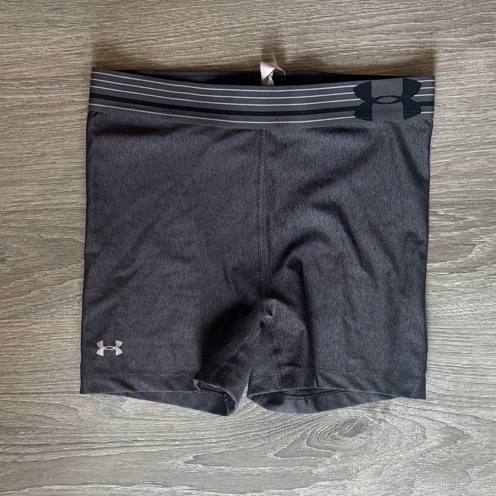 Under Armour Charcoal Spandex Shorts